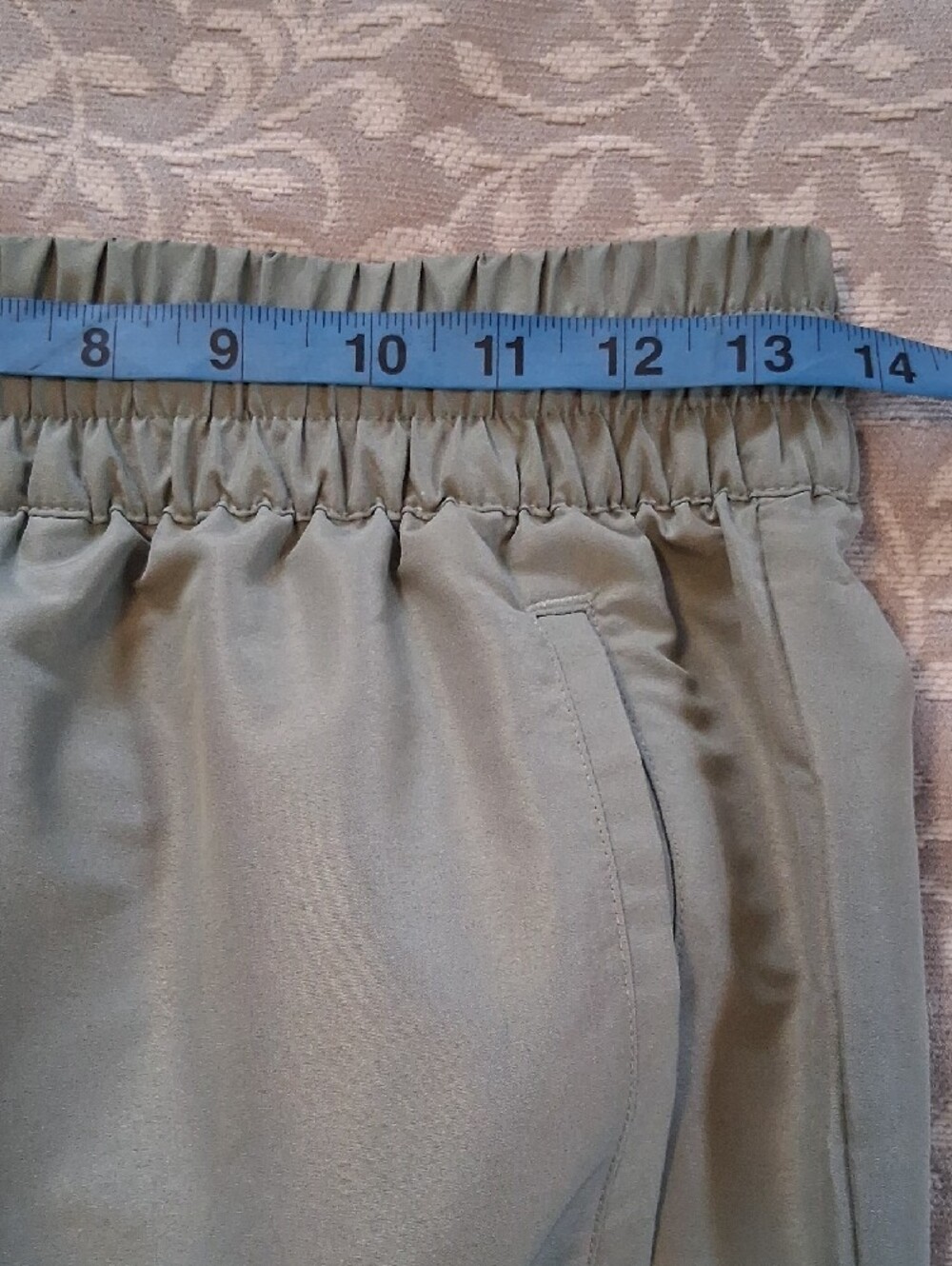 adidas Sage Green Cargo Wide-Leg Track Pants - Picture 11 of 13